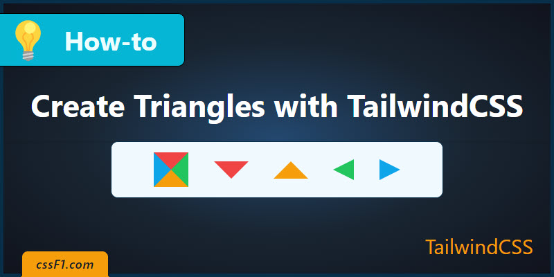 Create triangles with TailwindCSS